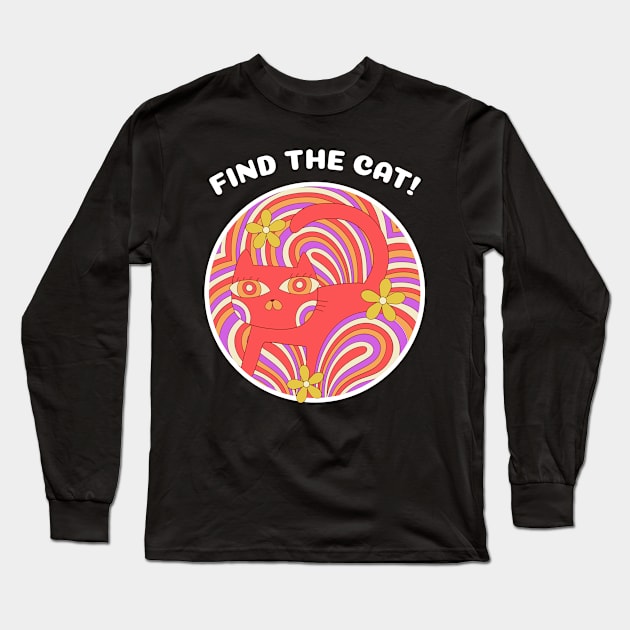 Find the cat Long Sleeve T-Shirt by Dog Lovers Store